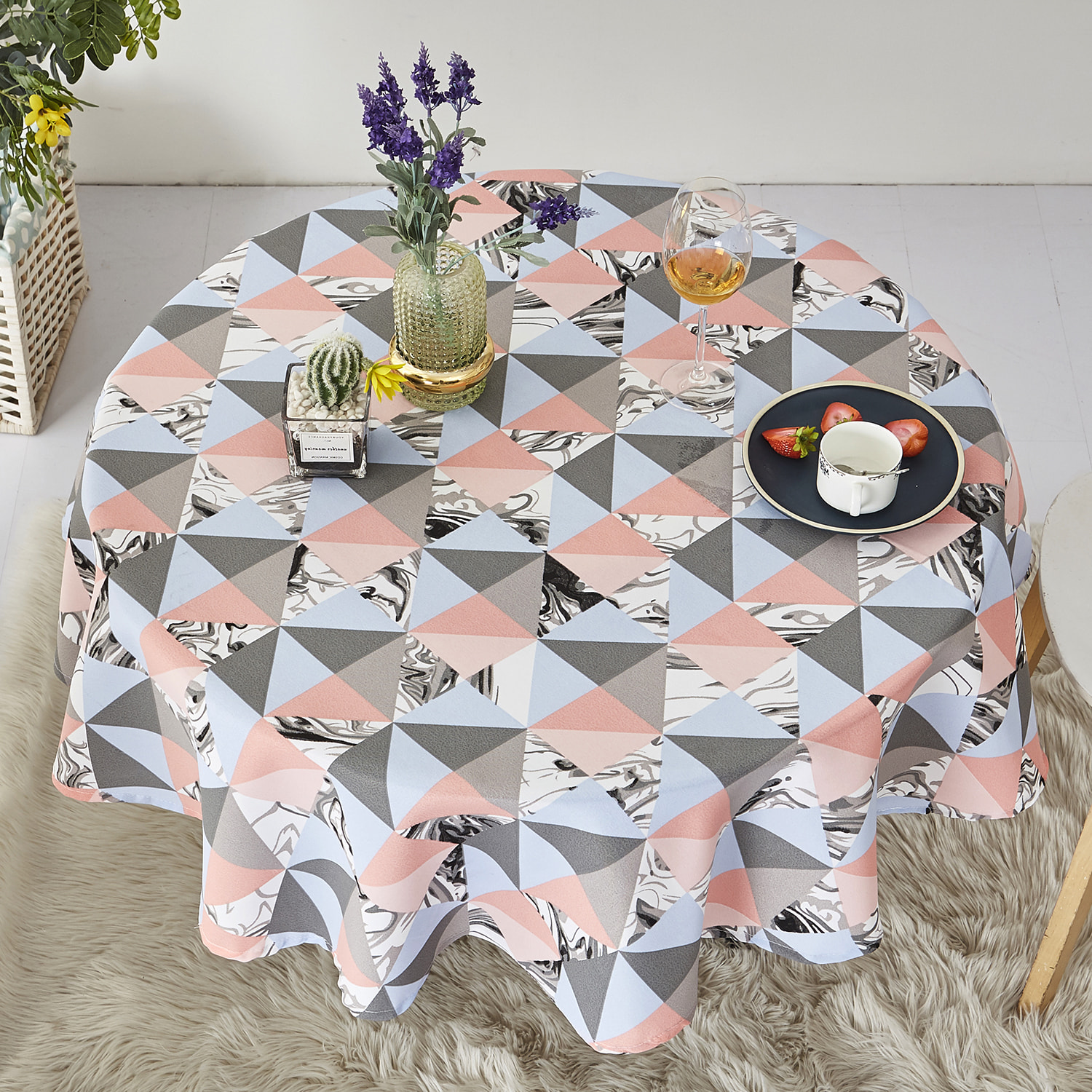 Tovaglia rotonda antimacchia 140 cm