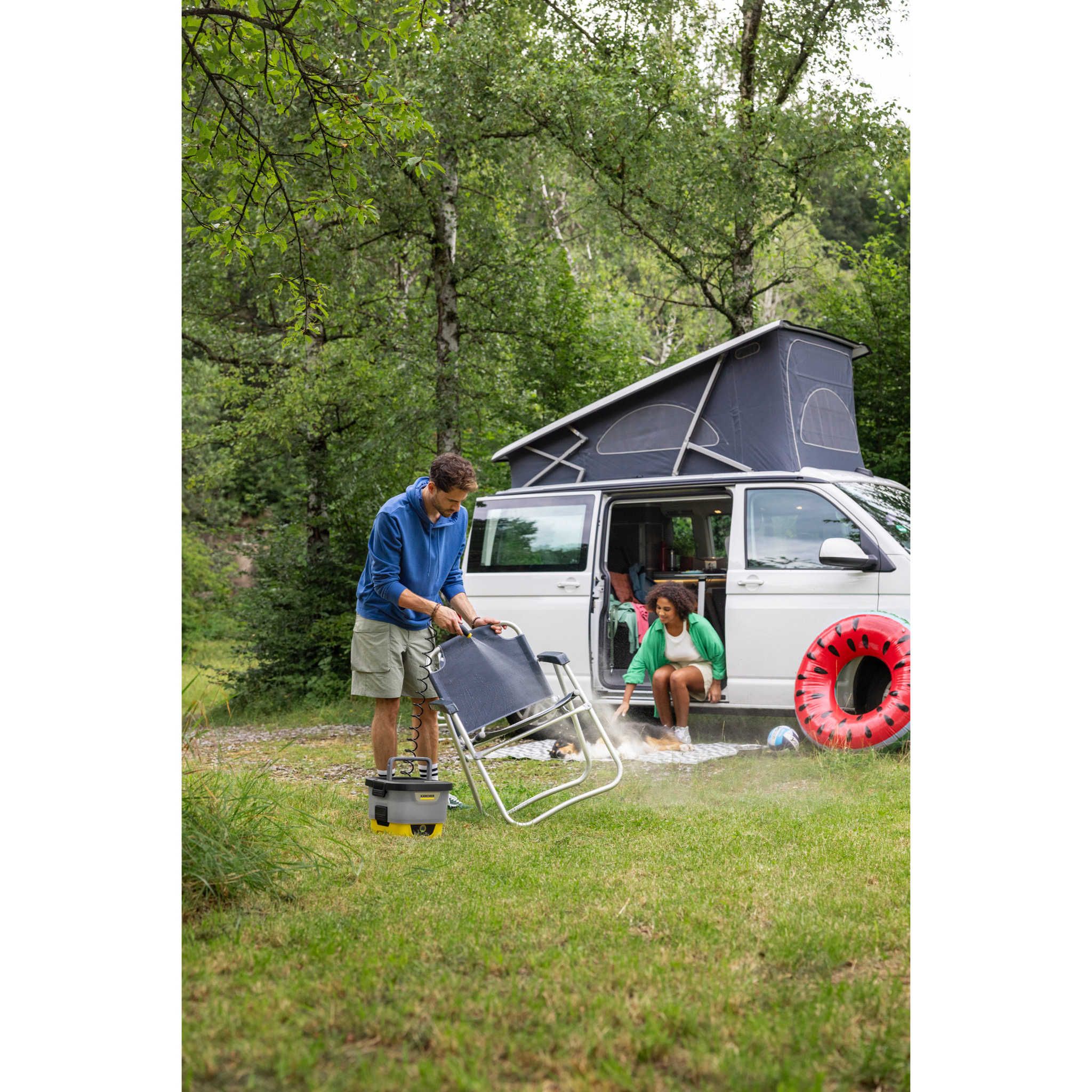 Nettoyeur mobile Karcher OC 4 - Pression 5 bar- Batterie intégrée- réservoir 8L