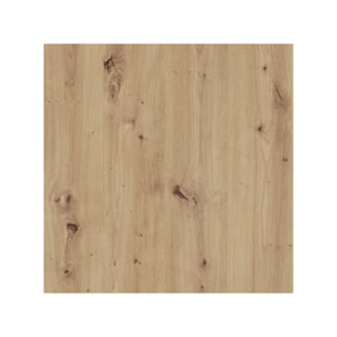 Table à manger extensible décor bois de chêne clair L160/200 cm - PRAO