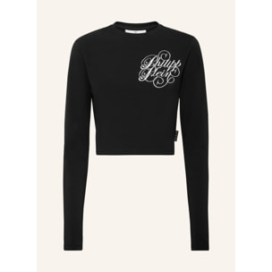 PHILIPP PLEIN T-Shirt Round Neck Ls SIGNATURE