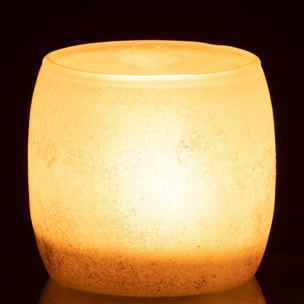 J-Line photophore Poudre - verre - rose - small - 2 pcs