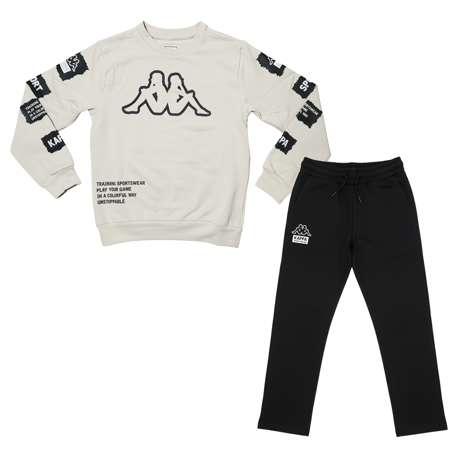 Tuta Ragazzo KAPPA 8 - 16 Anni Cotone Felpato