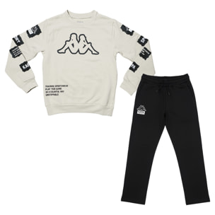 Tuta Ragazzo KAPPA 8 - 16 Anni Cotone Felpato