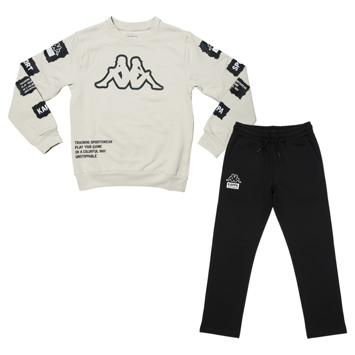 Tuta Ragazzo KAPPA 8 - 16 Anni Cotone Felpato