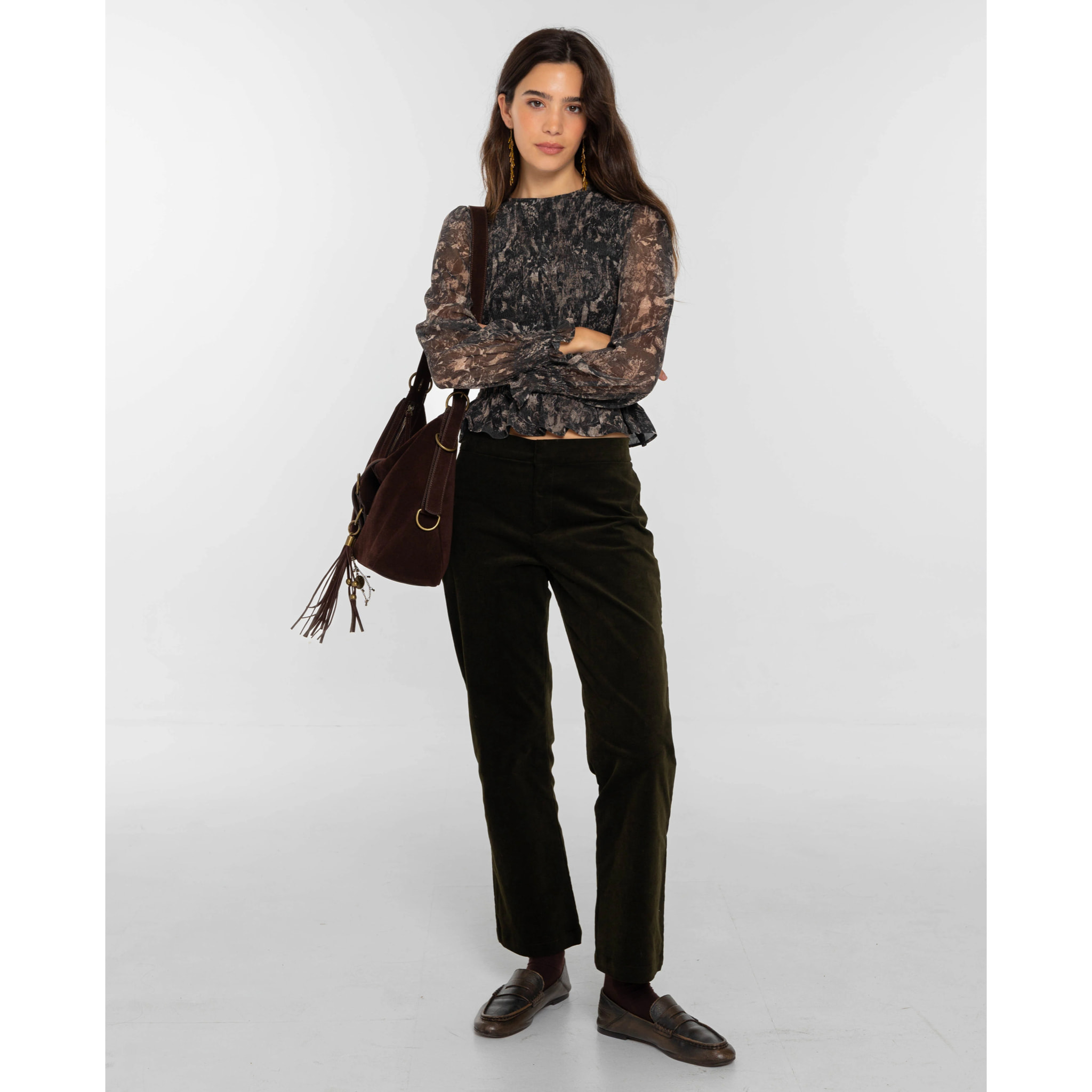 Blusa de mujer de gasa.