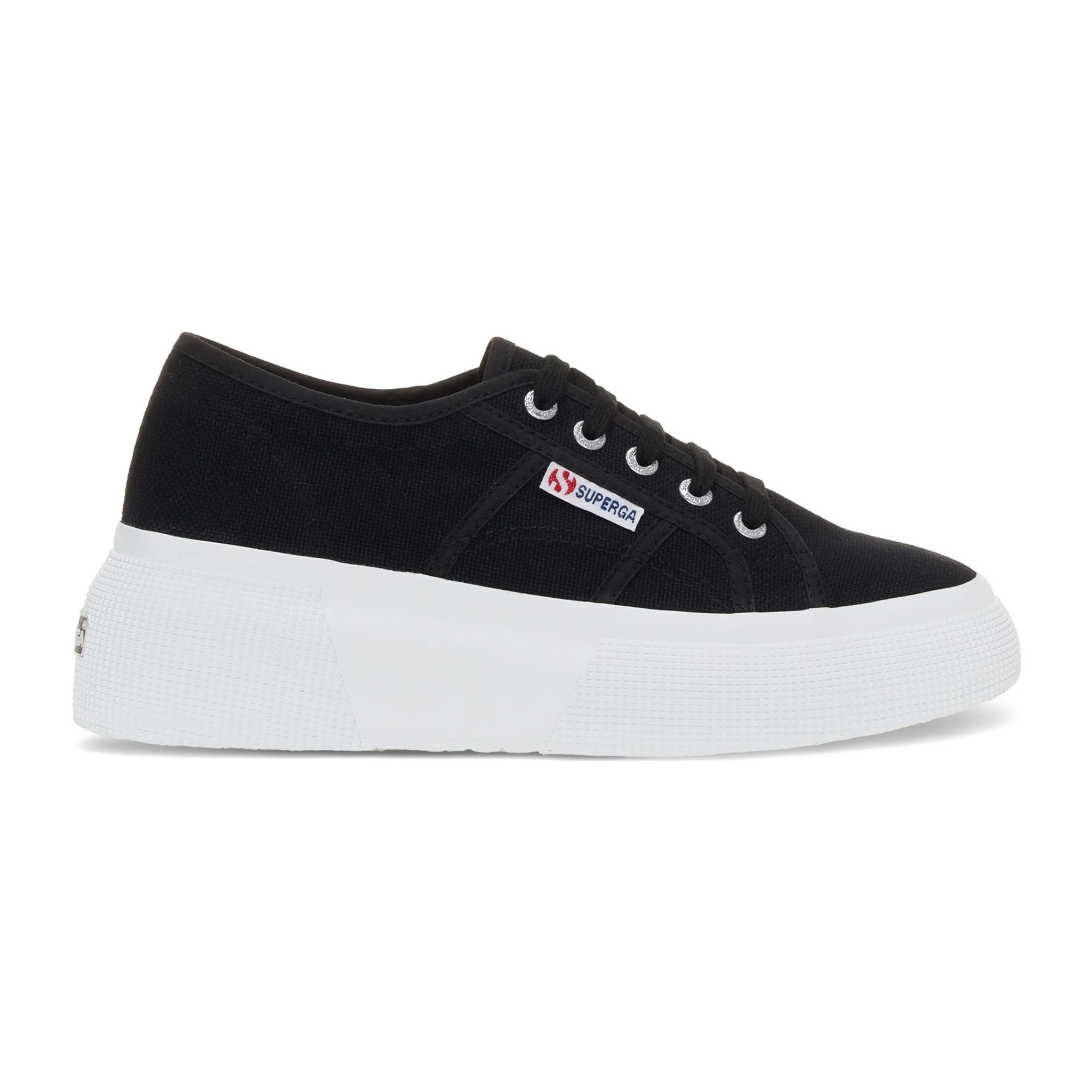 Superga - Zapatos de mujer Mujer Negro - 2287 Bubble