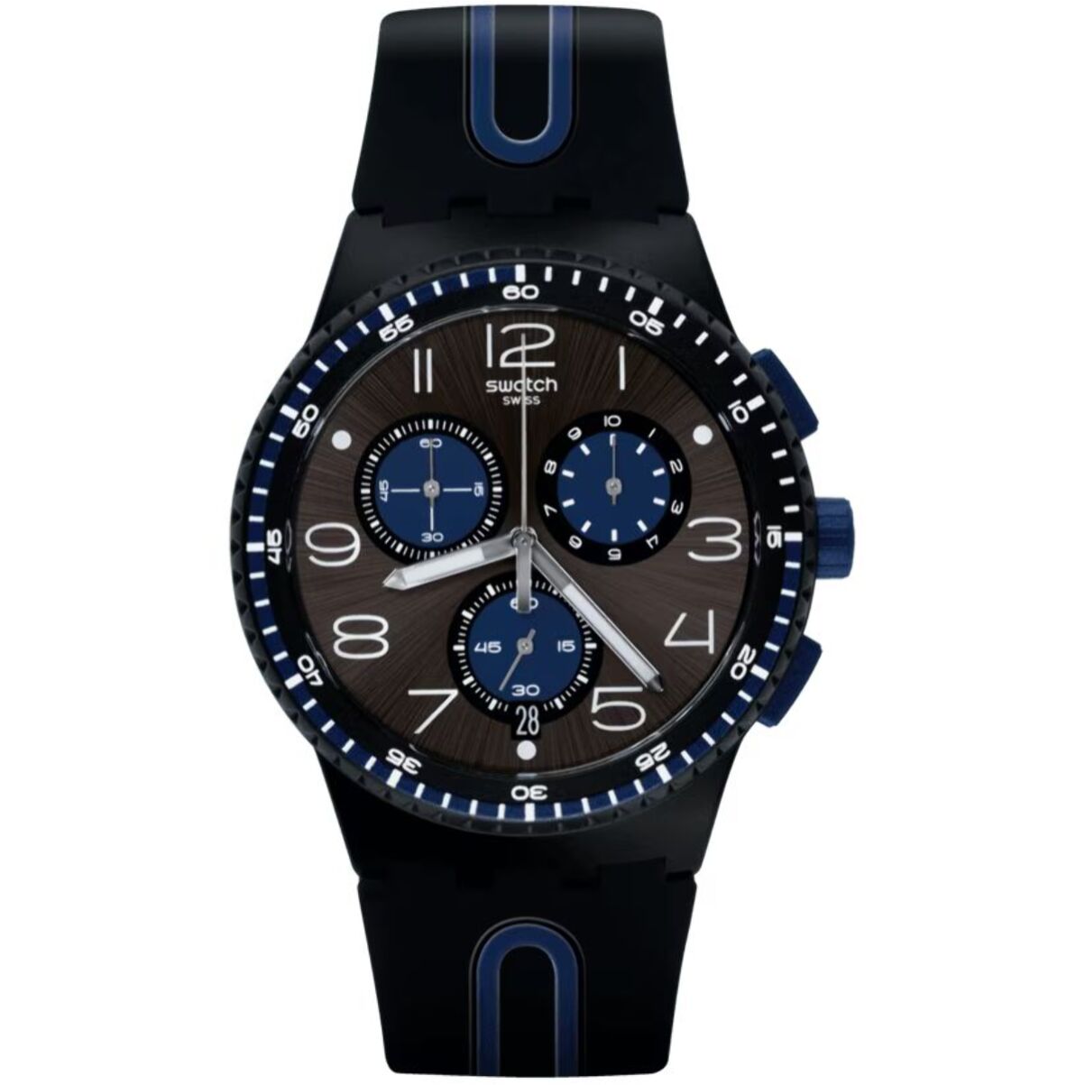 Reloj Swatch SUSB406 Hombre Analogico Cuarzo con Correa de Plastico