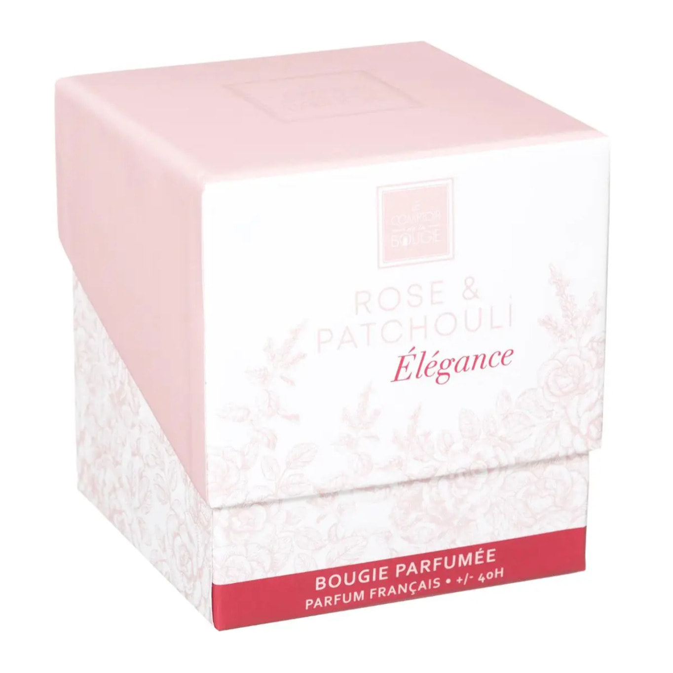 Bougie parfumée "Mael" - rose & patchouli 190g