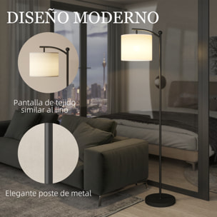 Lámpara de Pie LED Regulable Lámpara de Pie para Salón con Temperaturas de Color Ajuste Continuo 11 Niveles Control Remoto Temporizador de 60 Minutos para Dormitorio Oficina Sala de Estar Negro