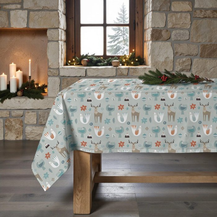 Nappe en résine Anti-tâches Merry Christmas 56