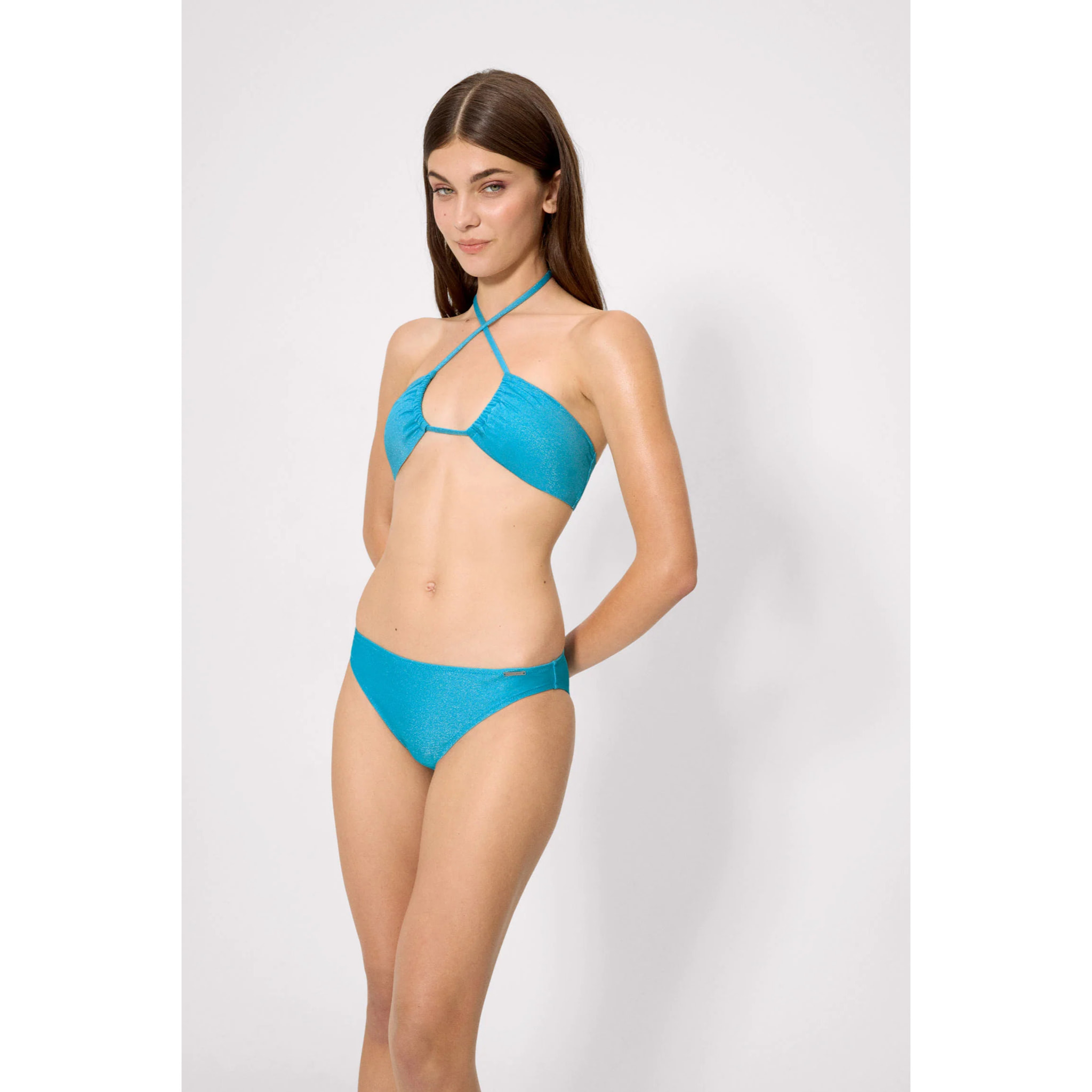 Slip bikini mini Blu