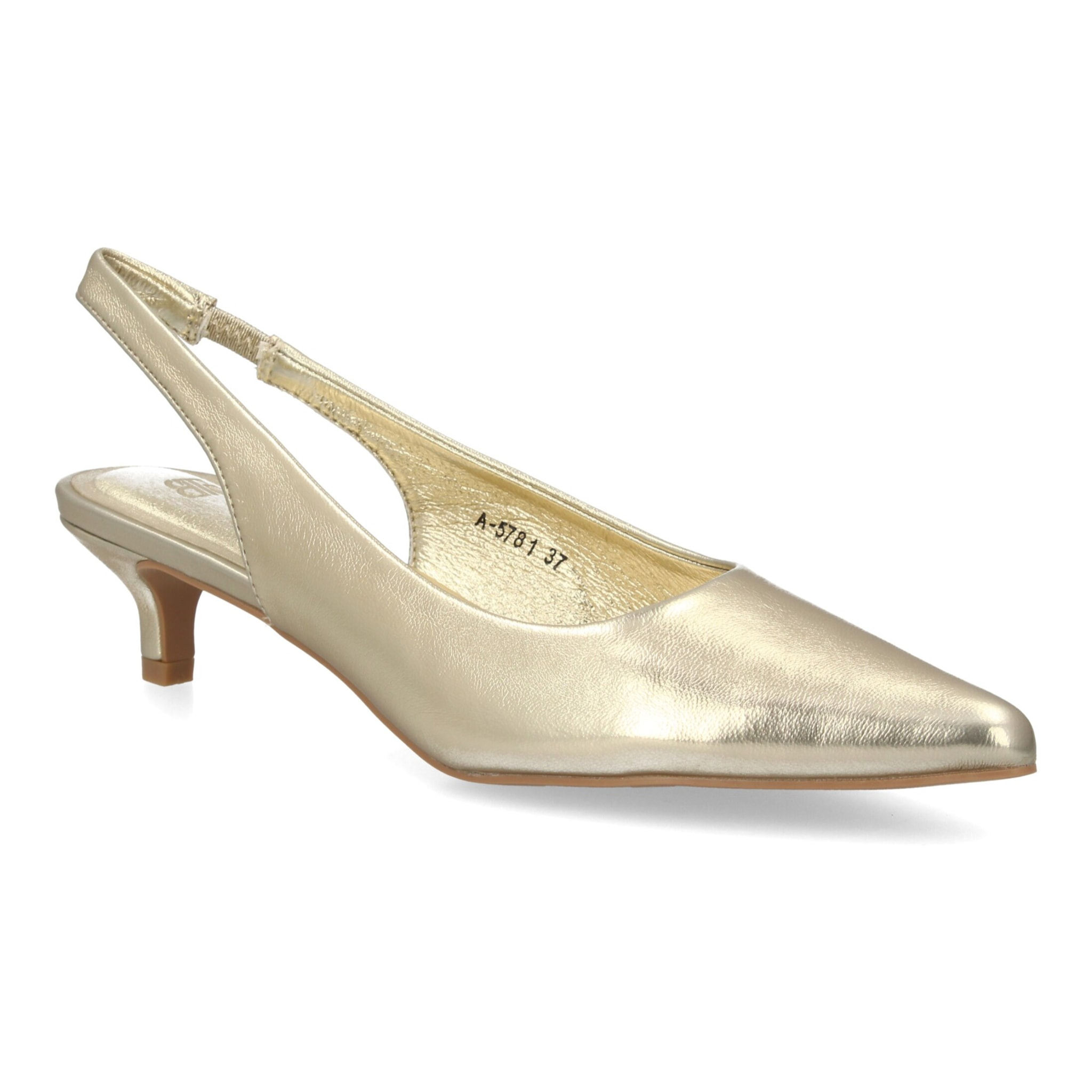 Zapato mujer slingback tacón bajo elegante