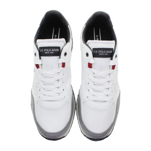 Sneakers U.S. Polo Assn. bianco-grigio chiaro