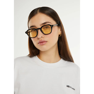 Gafas de Sol Ultra Light S Square Black / Yellow D.Franklin