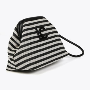 Borsa a mano a righe