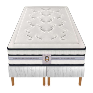 Ensemble Chambourcy - matelas 2 places + 2 sommiers