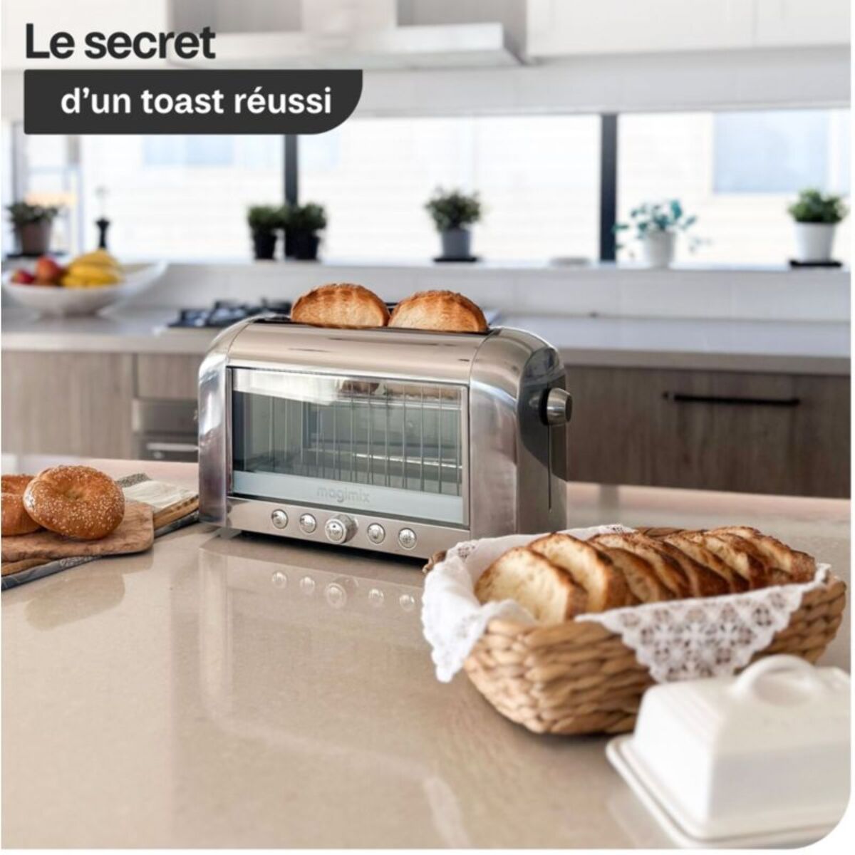 Grille-pain MAGIMIX 11540 vision rouge