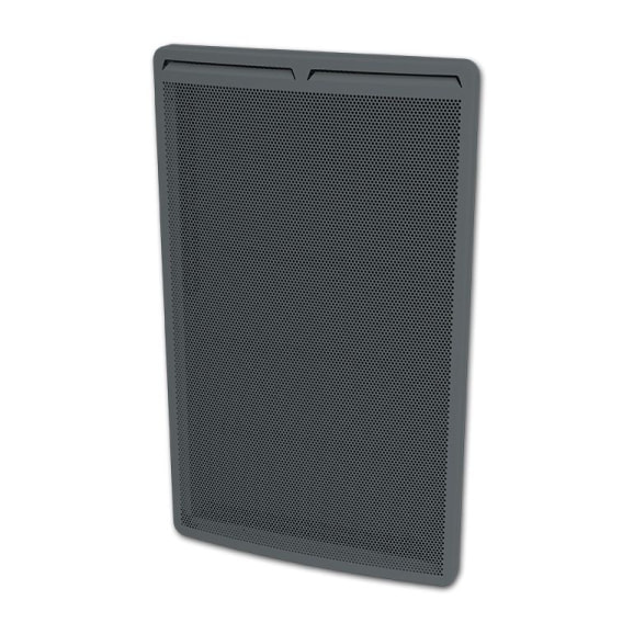 Panneau Rayonnant aluminium vertical LCD 1500W Gris