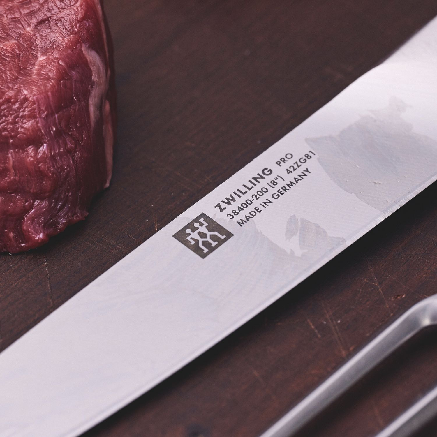 Couteau à trancher 20 cm, Tranchant lisse