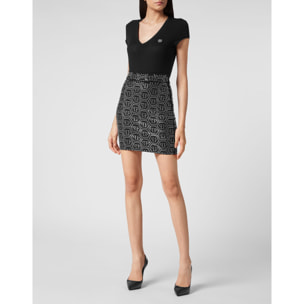 PHILIPP PLEIN Mini Skirt MONOGRAM
