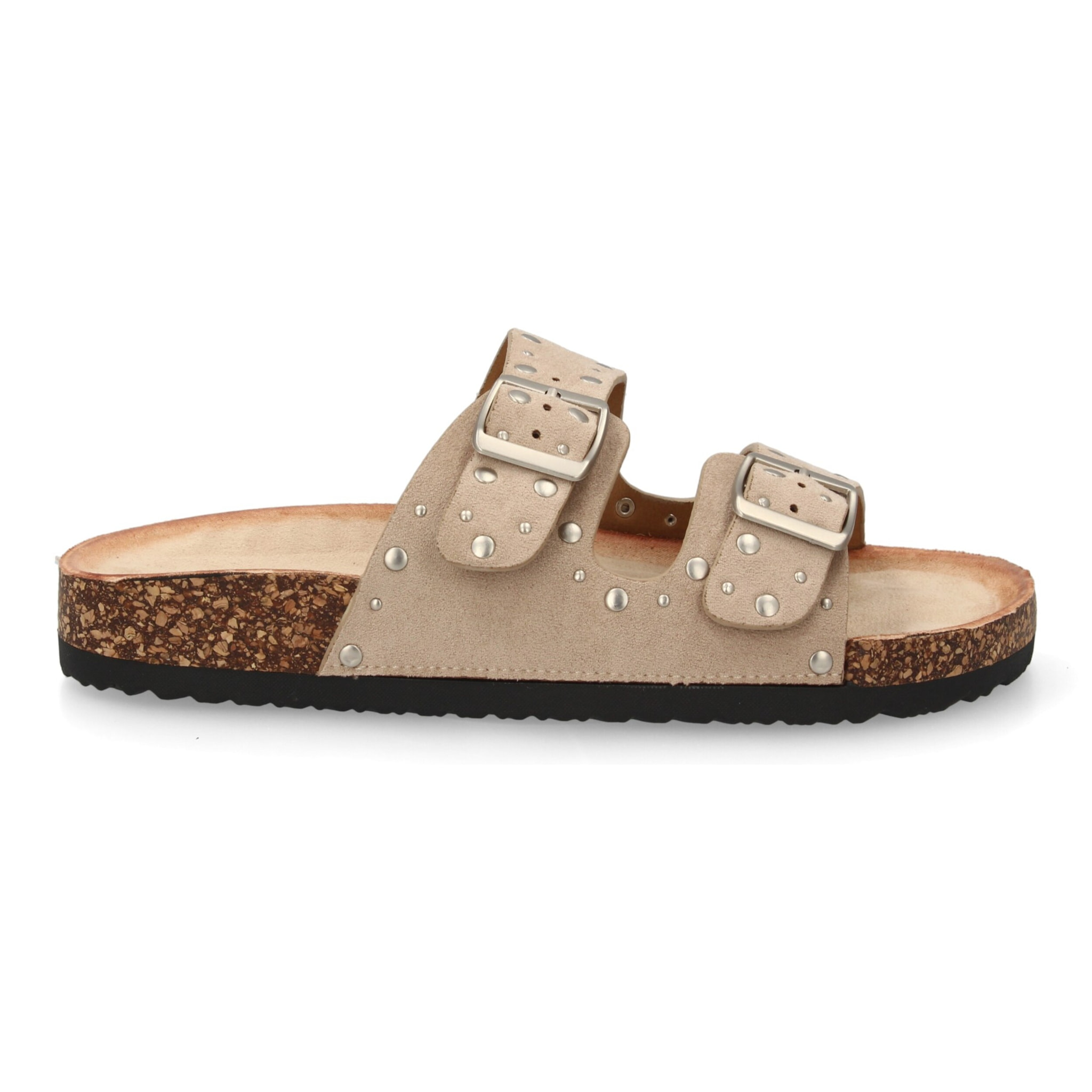 Sandalia bio mujer cómoda con tachuelas