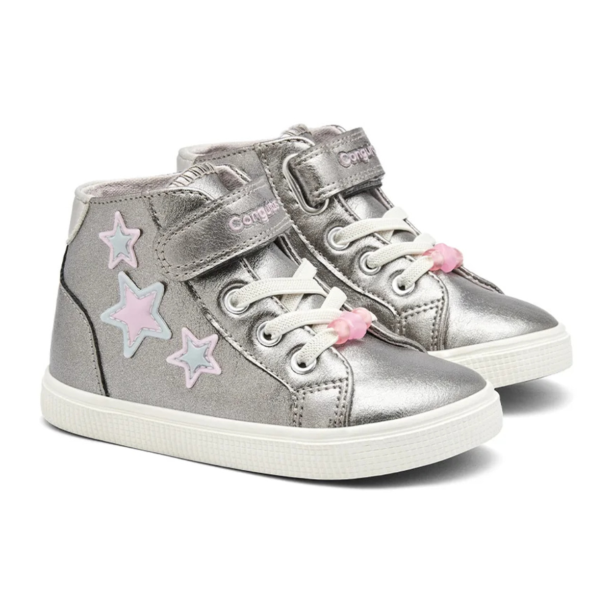 Zapatillas Altas De Niña Barefoot Con Estrellas