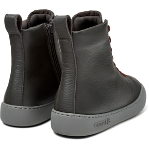 Sneaker-Bootie - CAMPER Peu Touring - Gris - Cuero liso