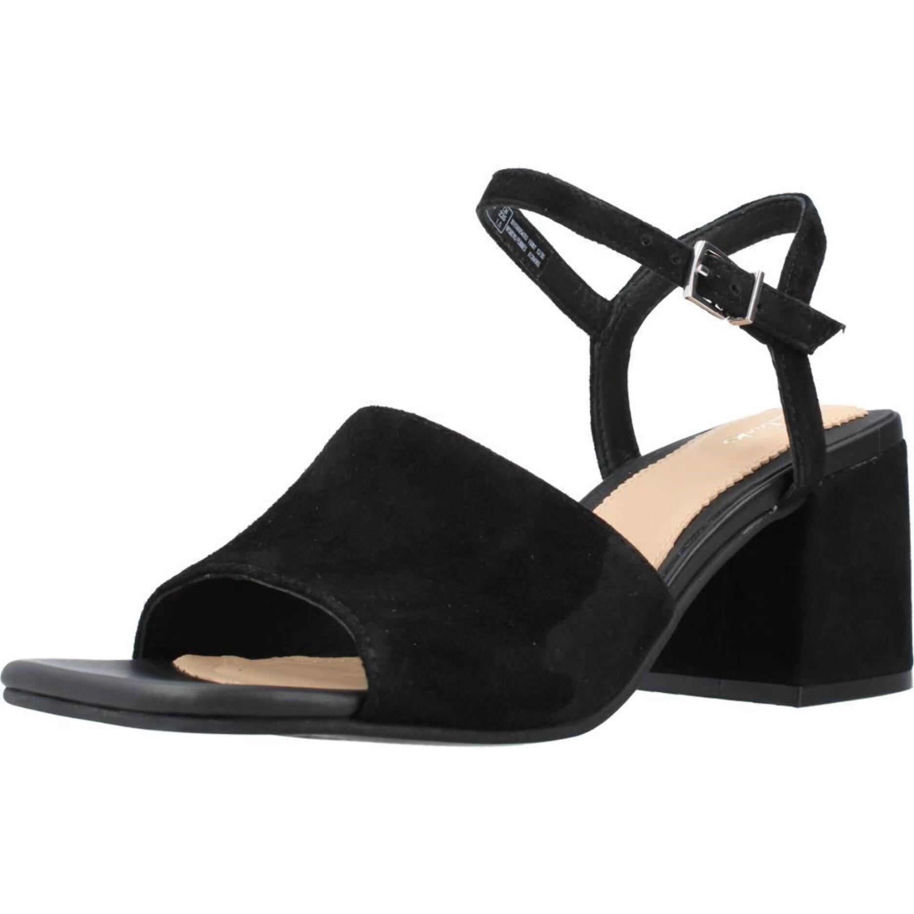 Sandalias Mujer de la marca CLARKS  modelo SHEER65 BLOCK NEGRO