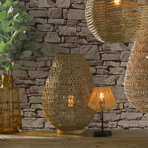 Lampe "Etel" beige H55cm