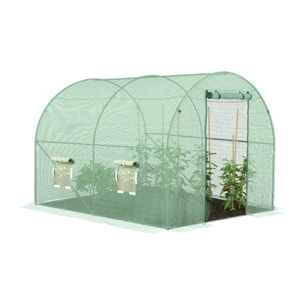 Serre 6m² verte - gamme maraîchère