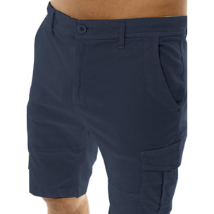 Pantalón cargo de hombre Leone Easy de sarga con trabillas