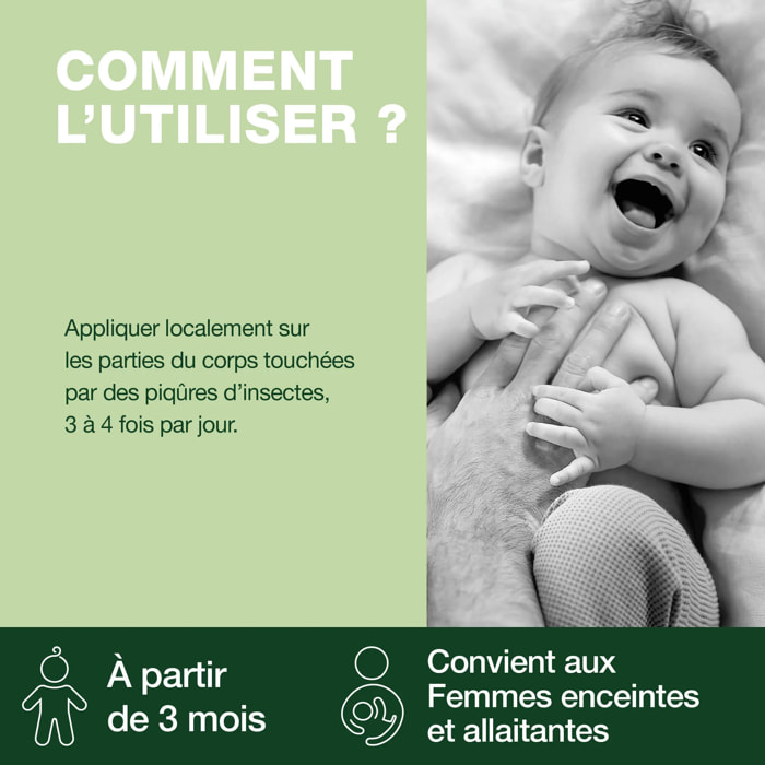 Pranarom - Roller après piqûres bébé - Bio - 15 ml
