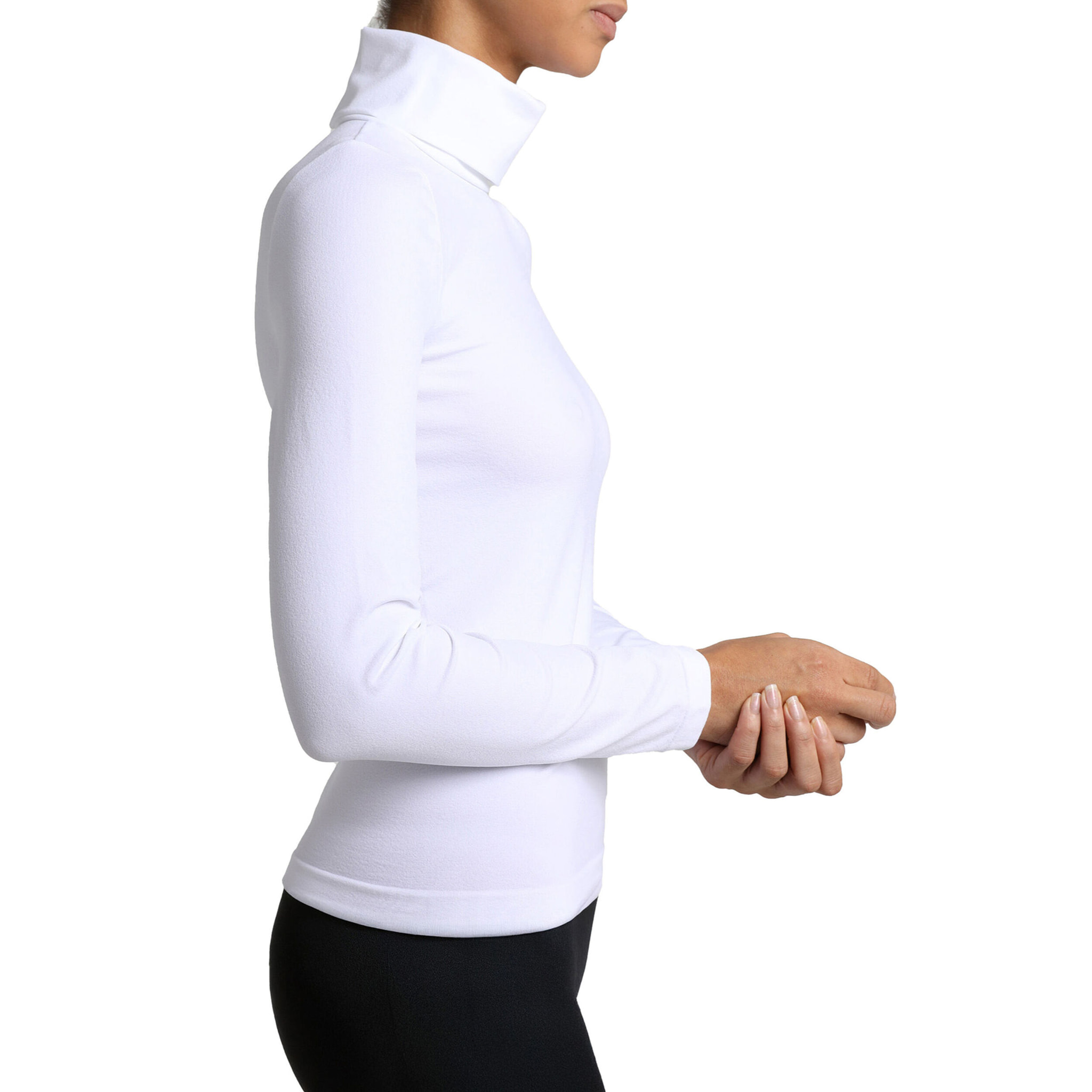 Top a maniche lunghe a collo alto Turtleneck Top Long Sleeves
