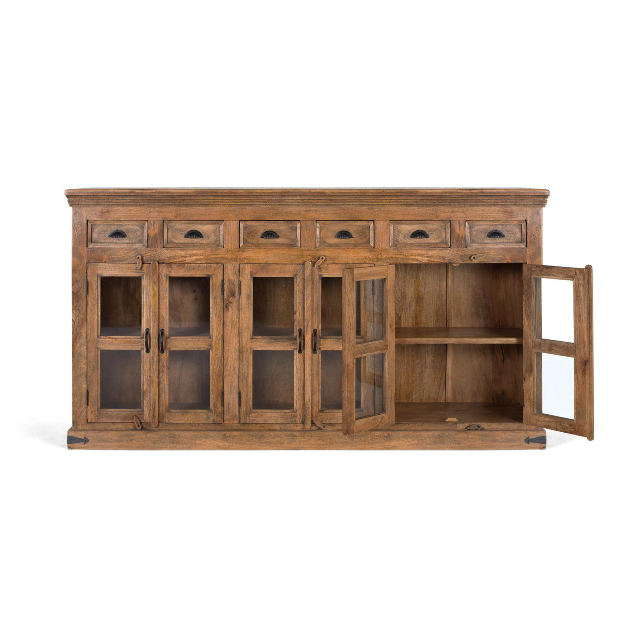 Aparador de Madera de Mango Estilo Ríustico Colonial