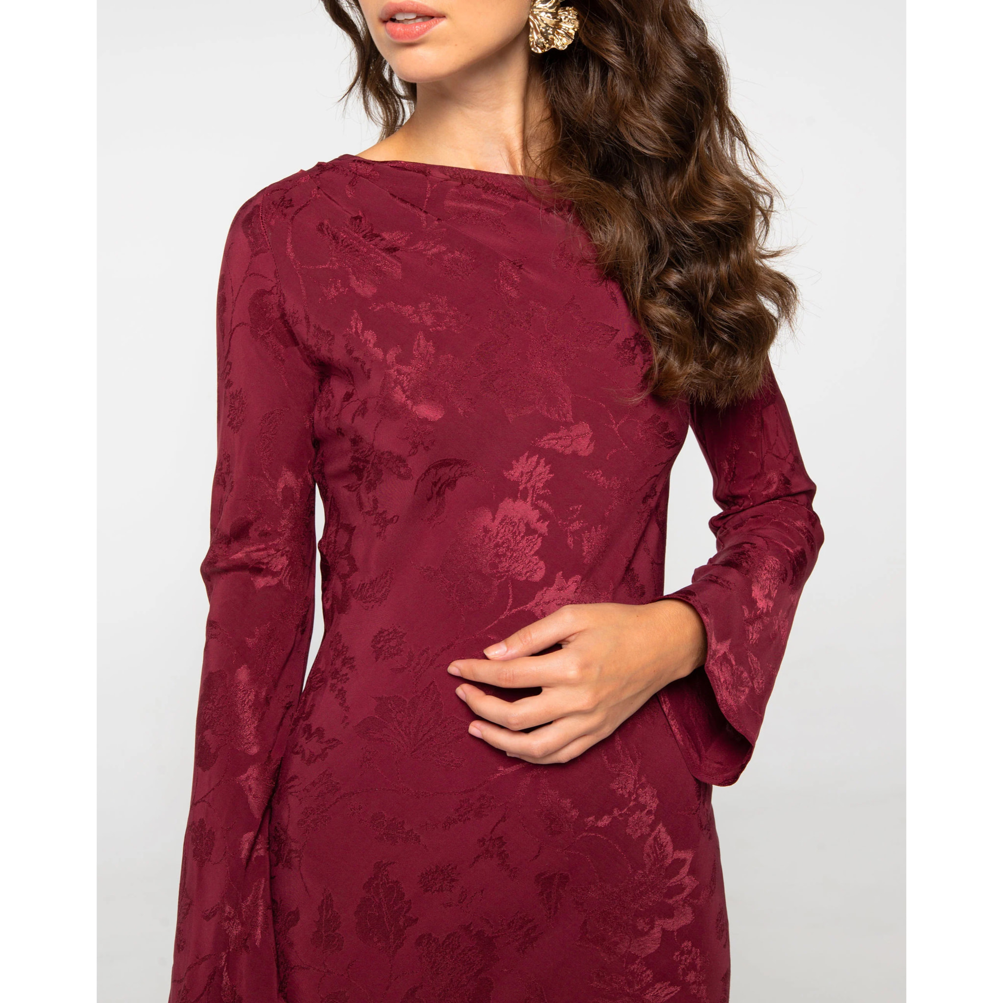 Vestido midi sin mangas