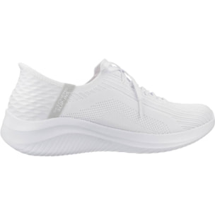 Sneakers De  Mujer Slip-ins: Ultra Flex 3.0 Tonal Stretc Blanco