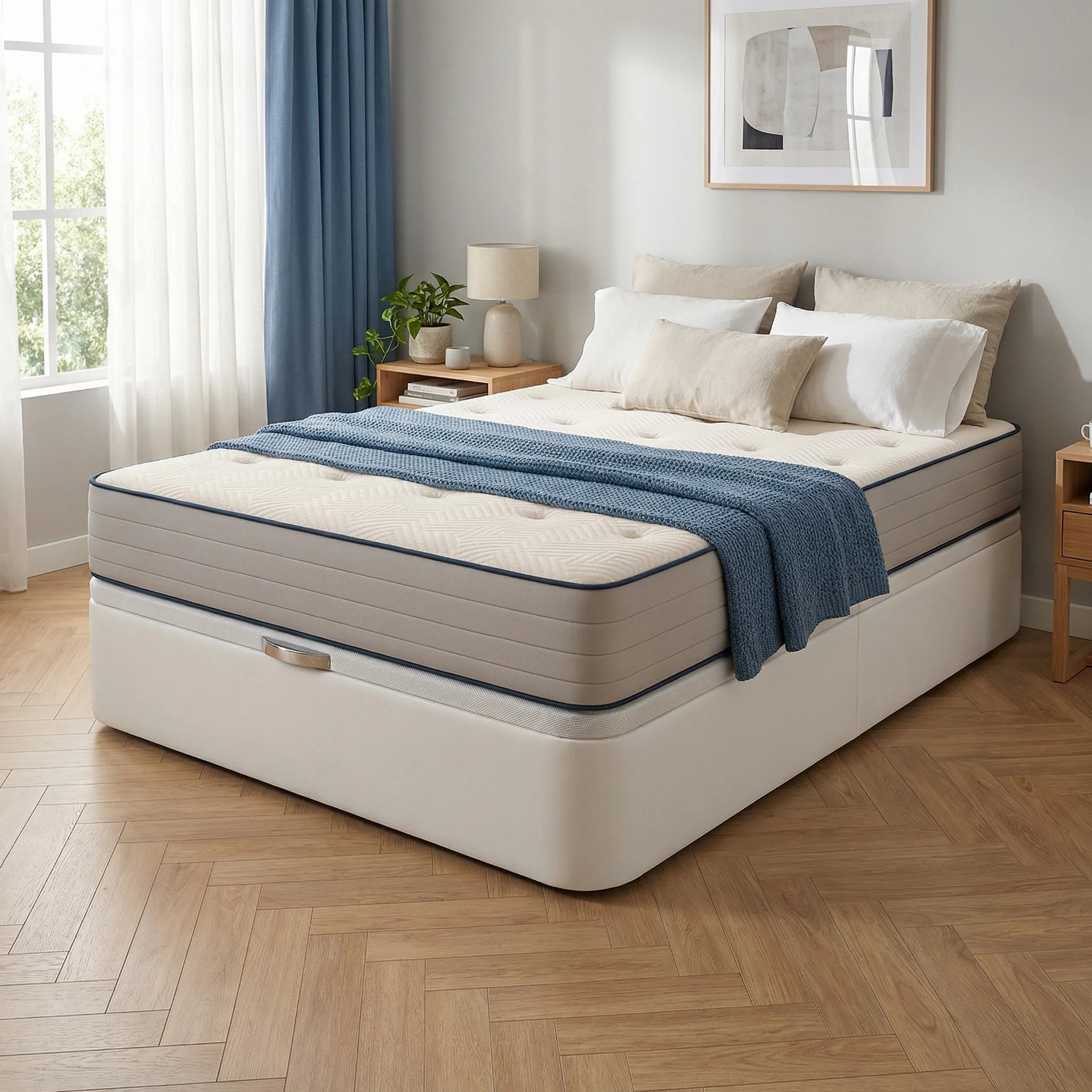 Colchón Muelles Ensacados Nirvana Gran Hotel |30 cm | Firmeza Medía / Alta | Certificados Sanitized y Oeko-Tex