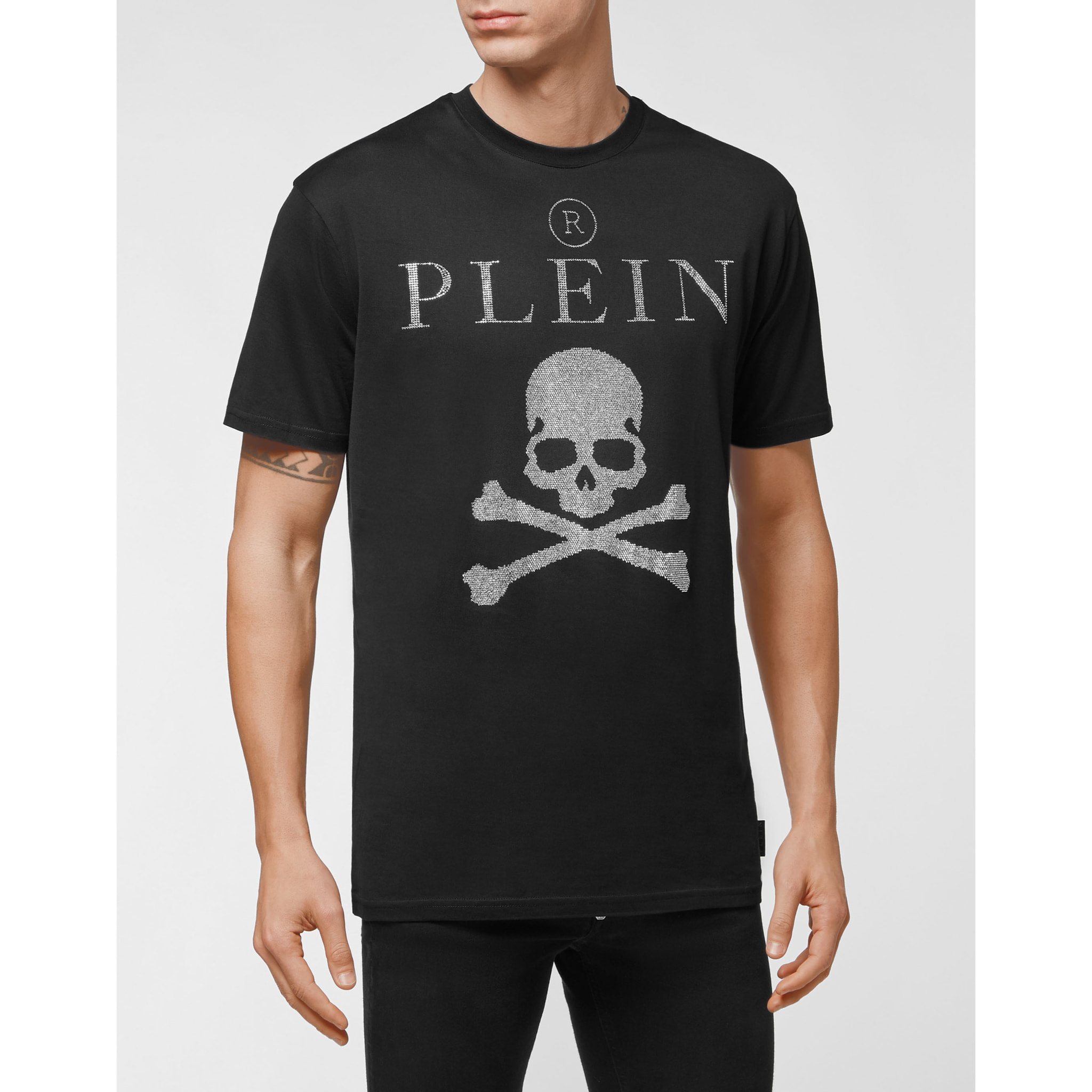 PHILIPP PLEIN Camiseta Cuello Redondo SKULL