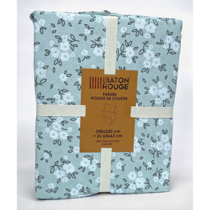Parure housse de couette coton multicolore