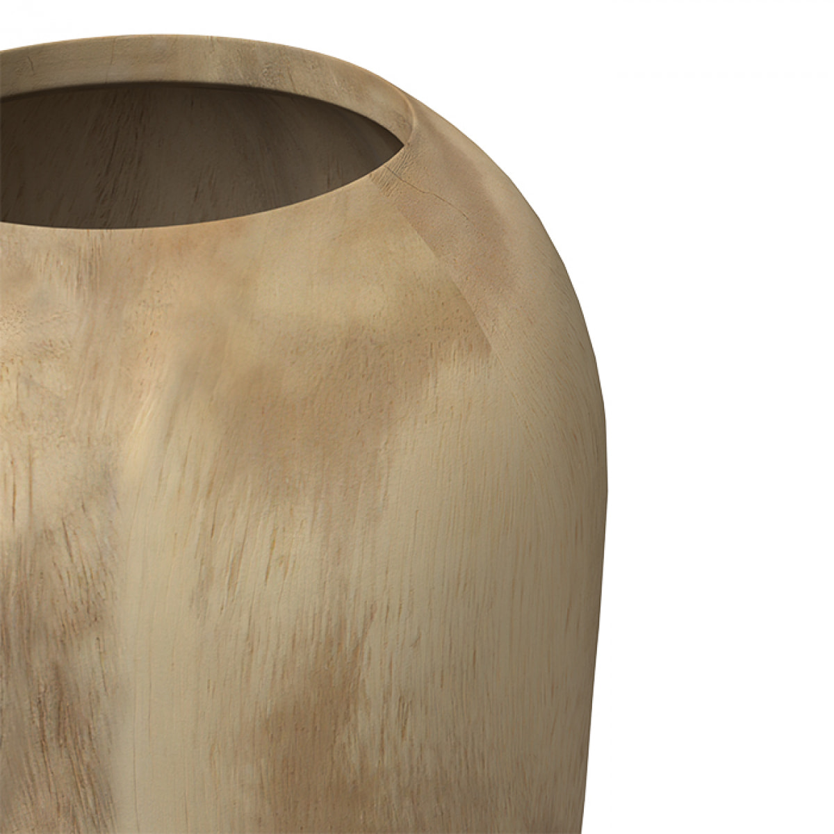 Vase décoratif en bois de suar H70 cm - Makkar