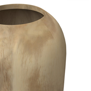 Vase décoratif en bois de suar H70 cm - Makkar
