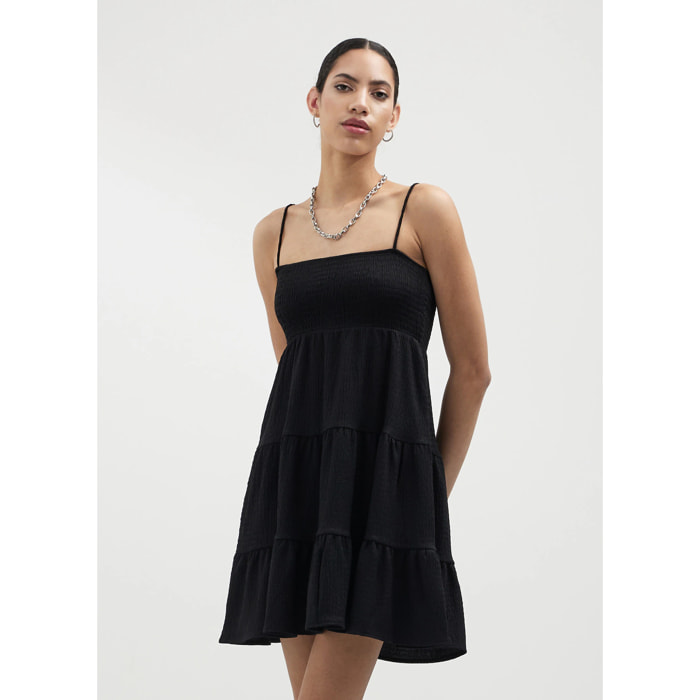 Abito fascia punto smock