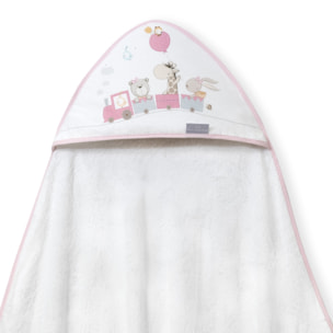 Capa de Baño Don Algodón Bambú Jirafa Tren