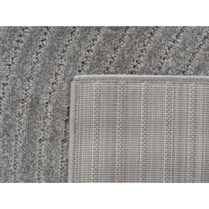 ALVORA - Tapis intérieur/extérieur gris à motif géométrique