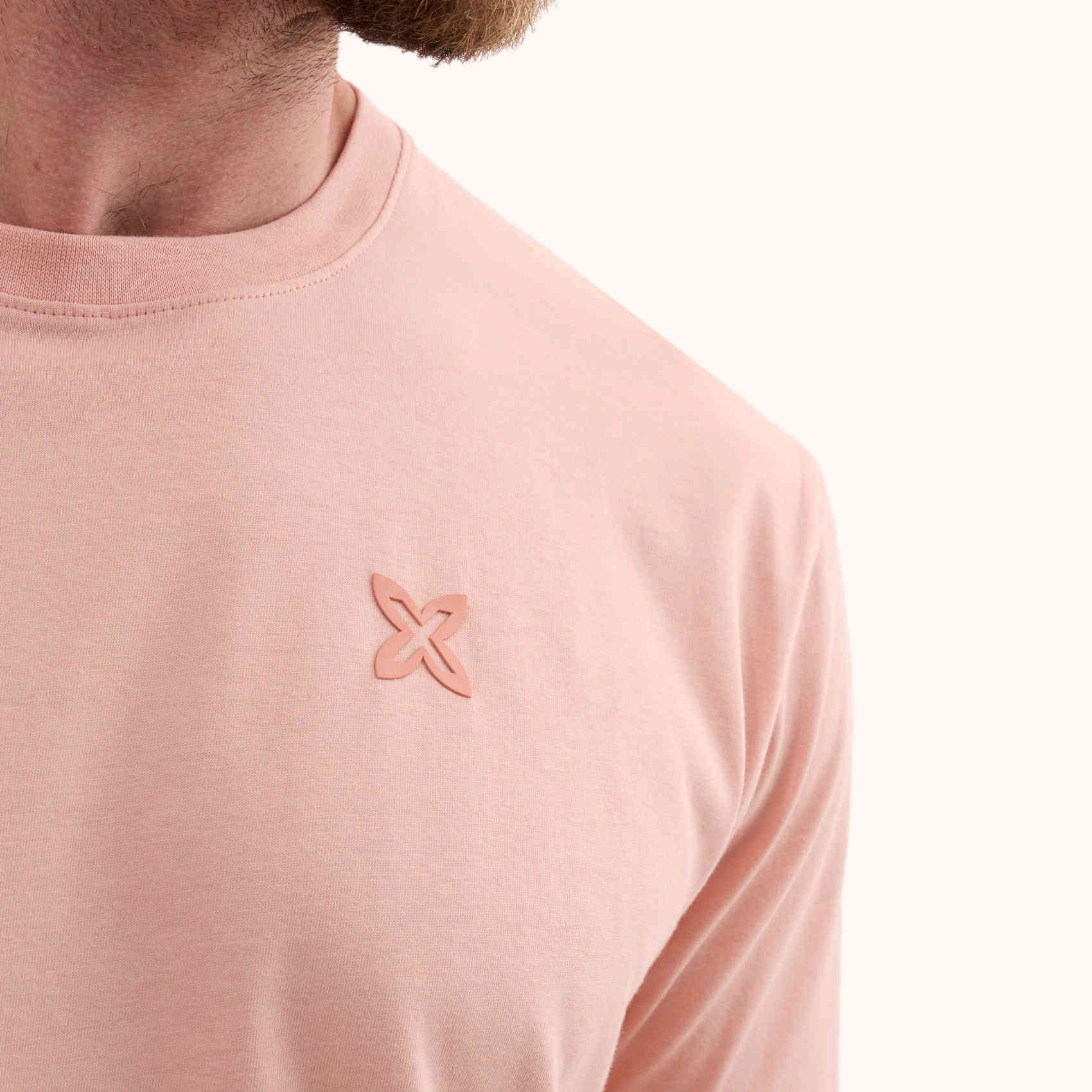 Camiseta Básica Algodón Orgánico Melocotón ESSENTIALS T-SHIRT PEACH