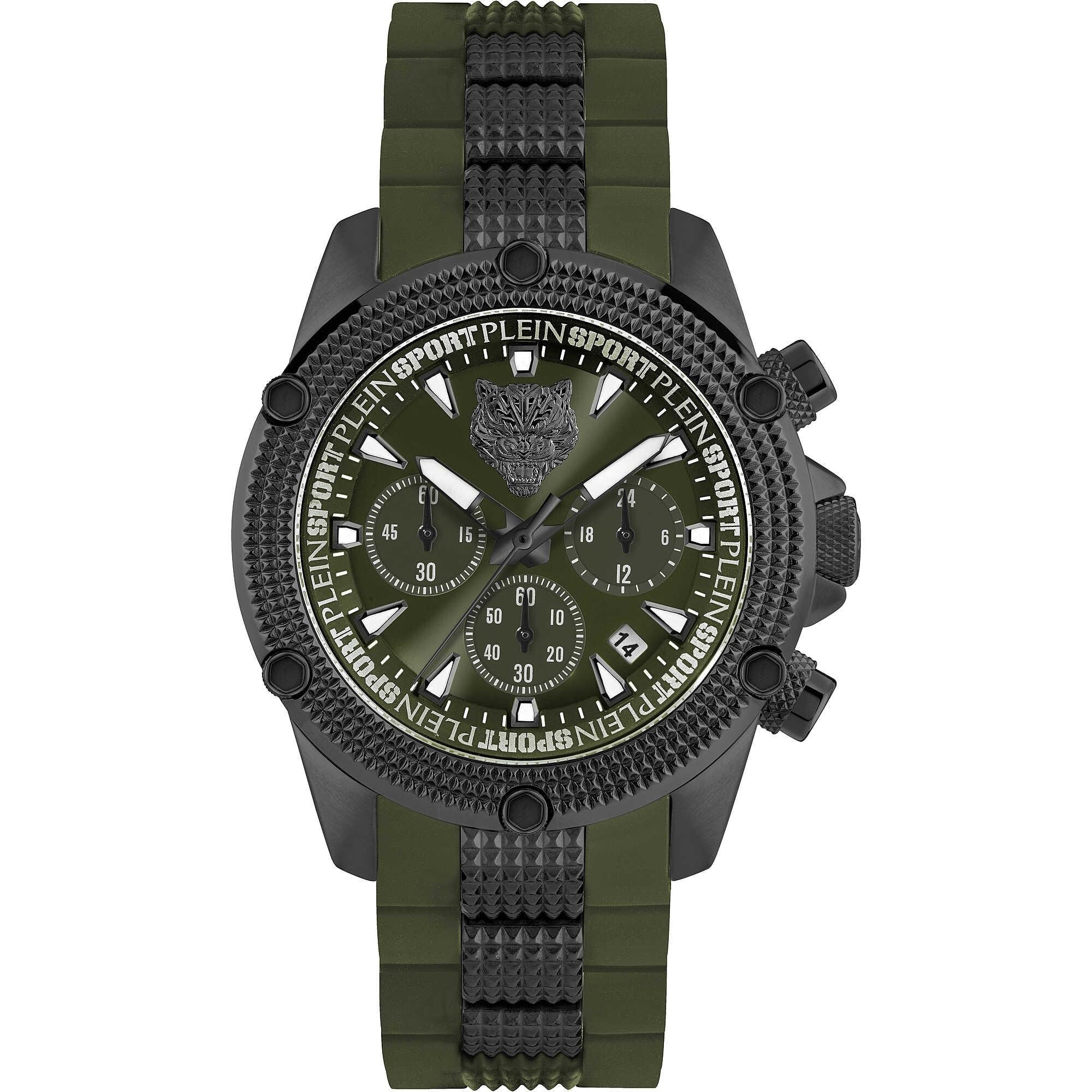 Orologio Plein Sport HURRICANE Silicone Verde