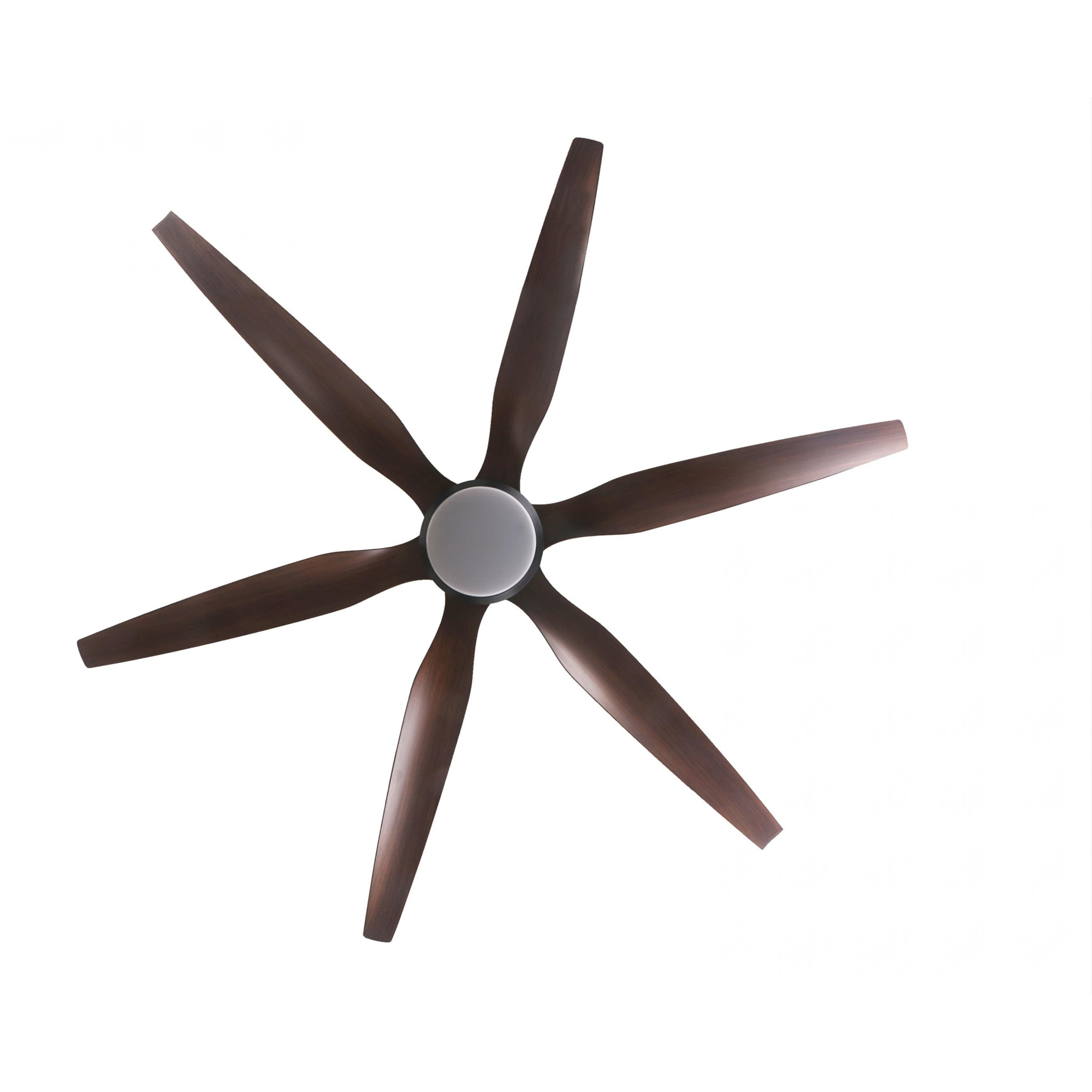 Ventilador de Techo ø166 cm con LED y Wifi Reversible Hypersilence URIKAINE BK DW KLASSFAN
