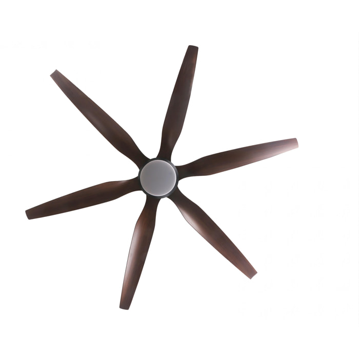 Ventilador de Techo ø166 cm con LED y Wifi Reversible Hypersilence URIKAINE BK DW KLASSFAN