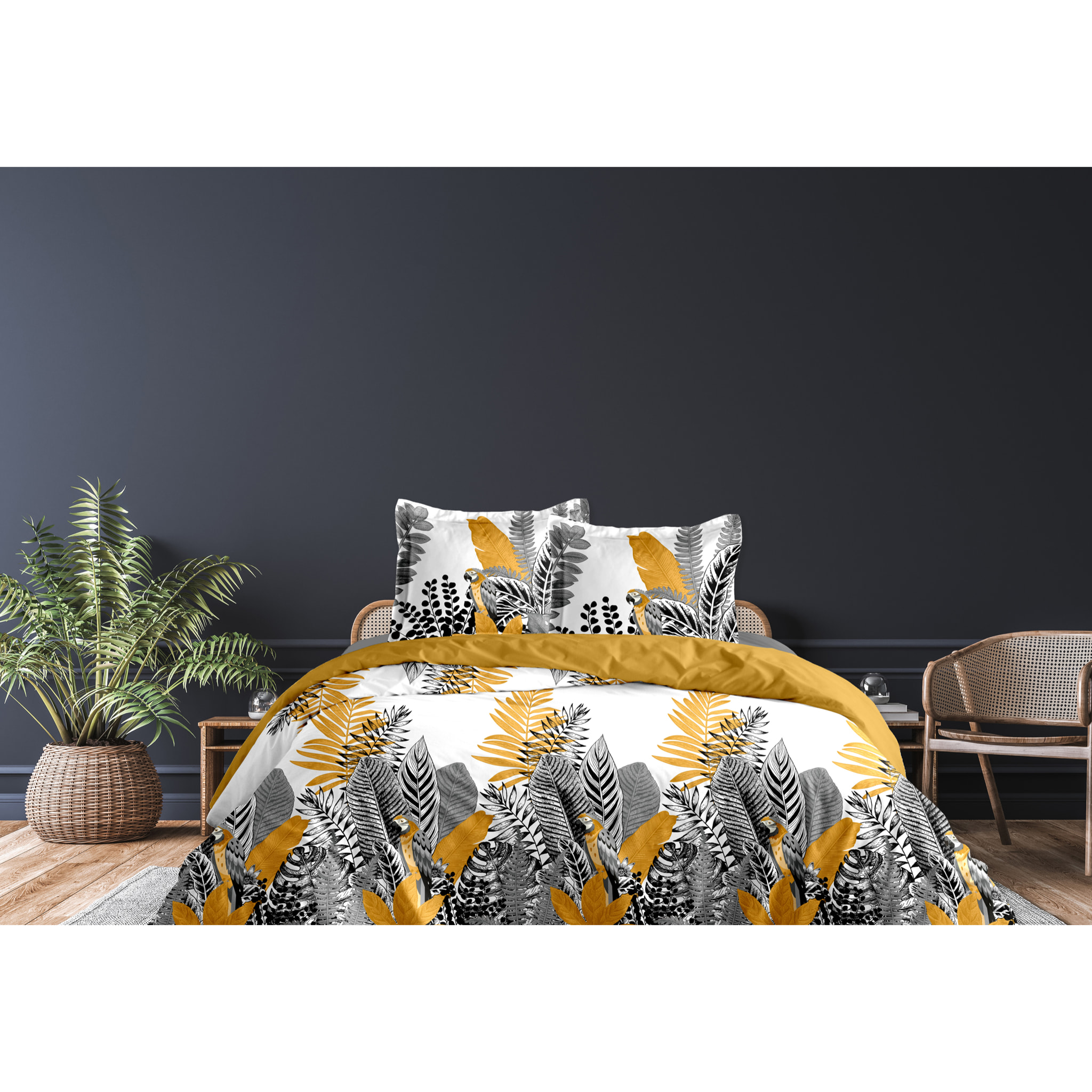 Parure Tropical Luxe - 100% Coton 57 fils - Certifié Oeko-tex