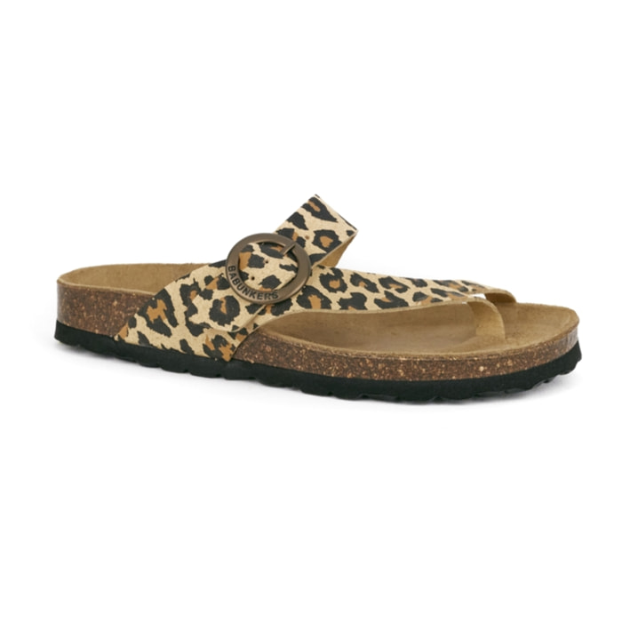 SANDALIA VALENCIA BABUNKERS MARRON